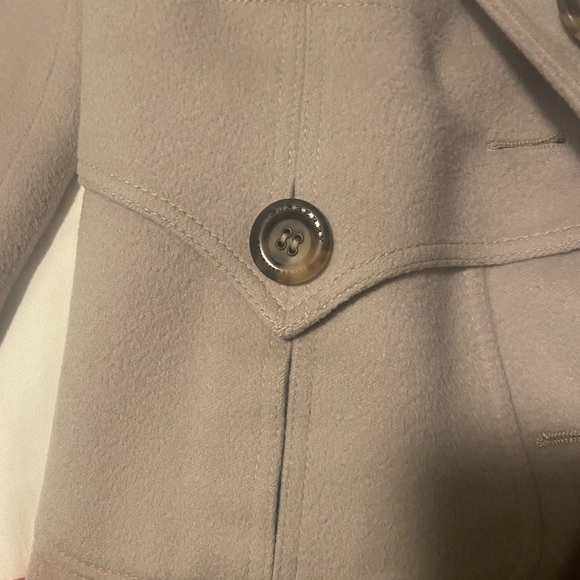 AUTHENTIC BURBERRY CASHMERE WOOL BLEND TRENCH COAT BURBERRY SIZE 42 (S/M) - Picture 10 of 13